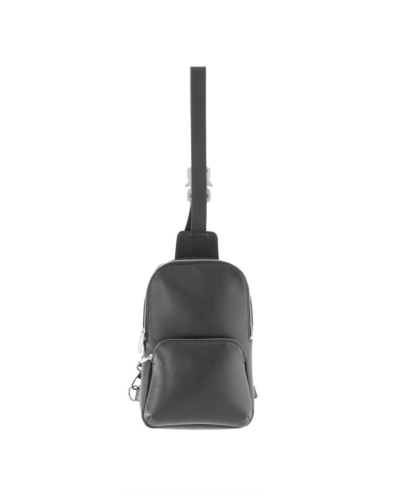 BUCKLE LEATHER SMALL CROSSBODY BAG 1