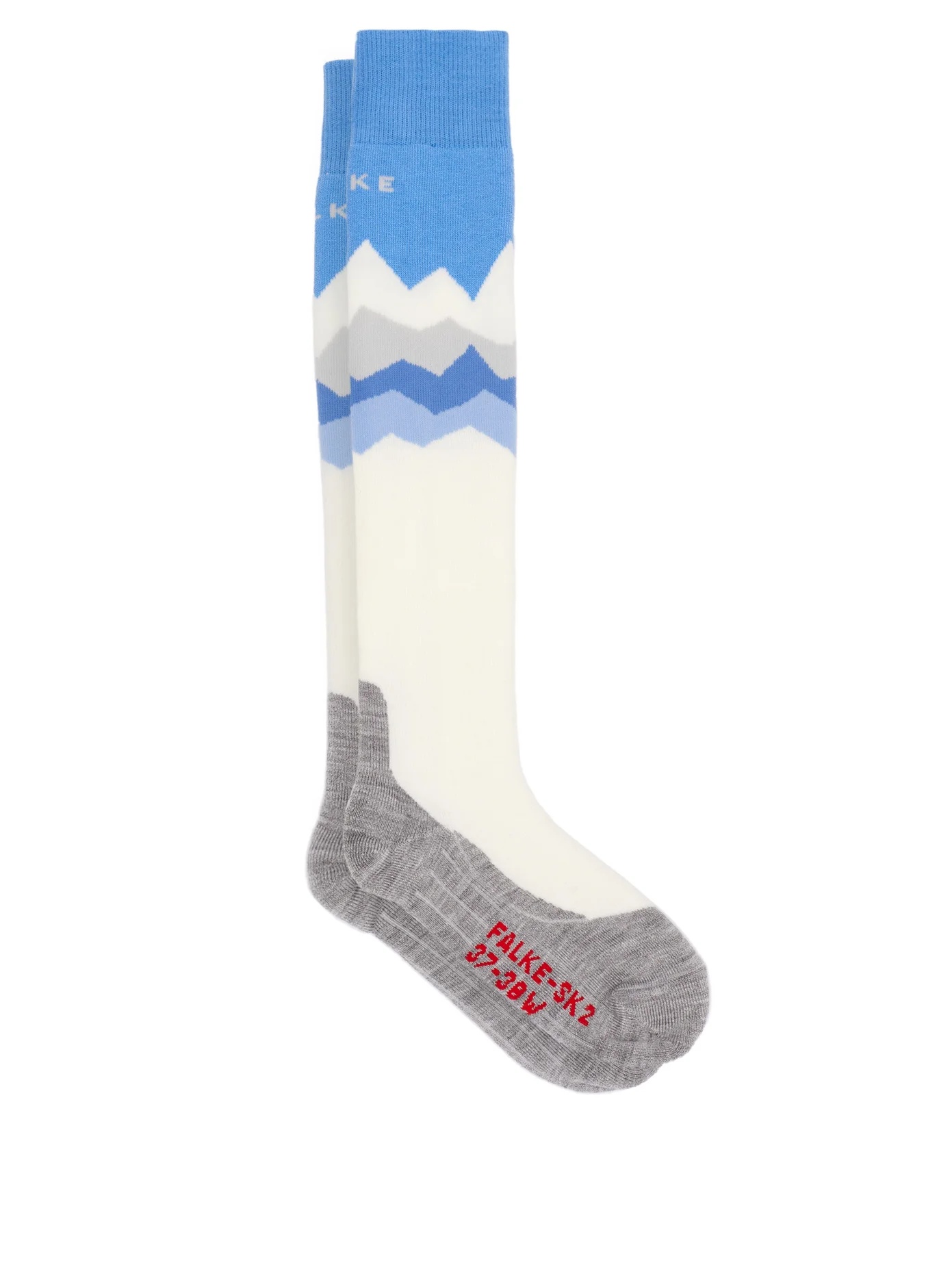 SK2 Crest padded knee-high ski socks - 1