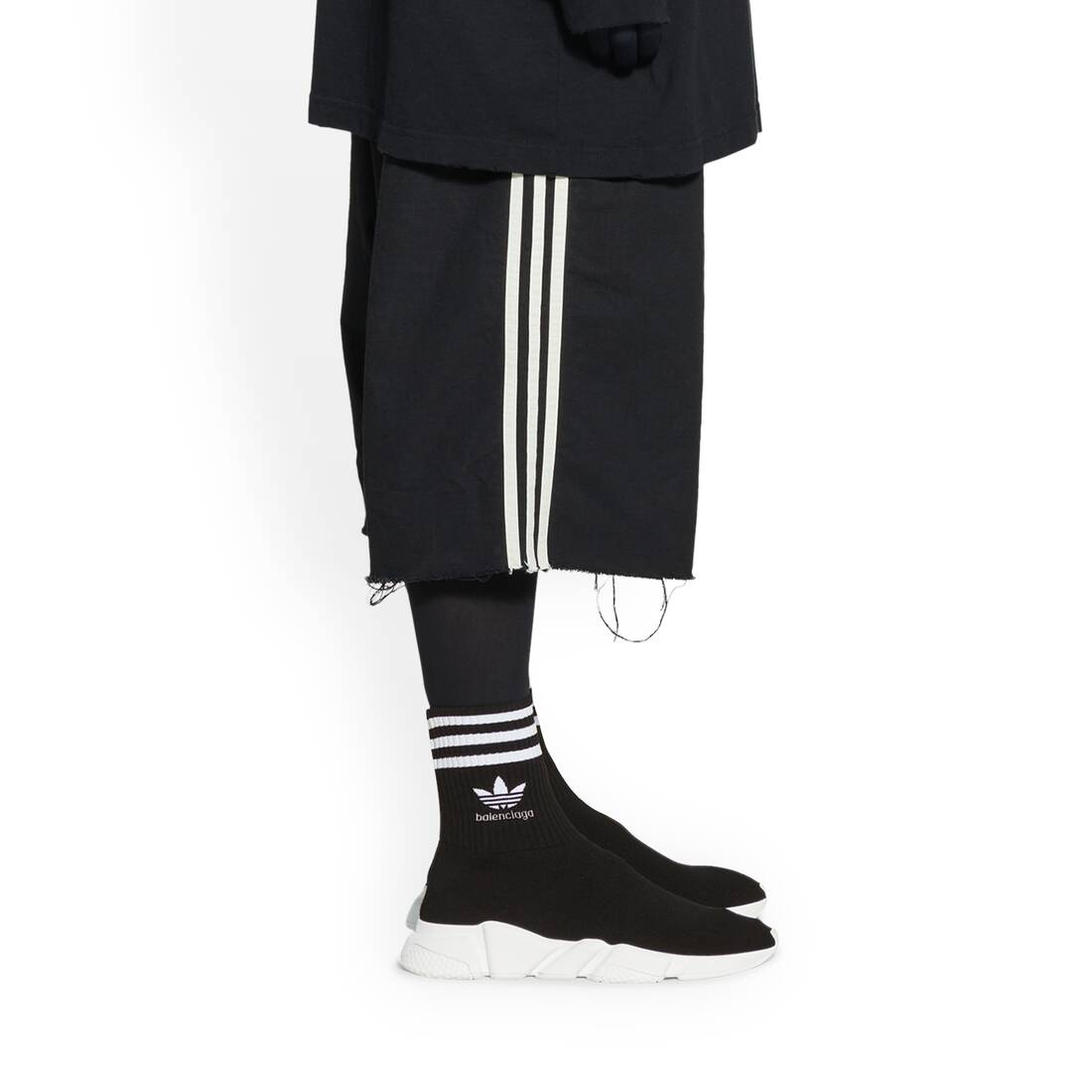 Men's Balenciaga / Adidas Speed Sneaker in Black - 10