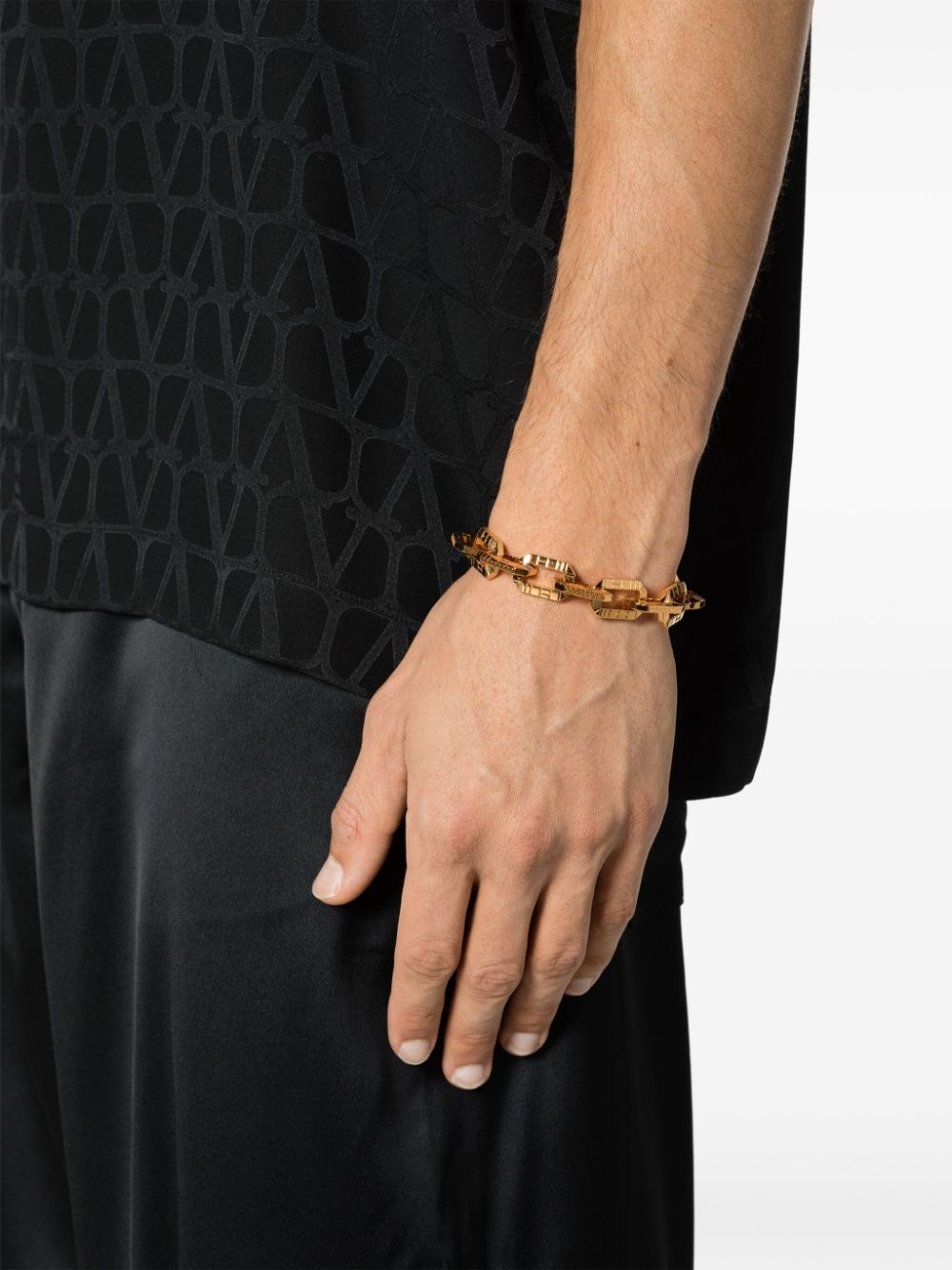 Greca chain bracelet
