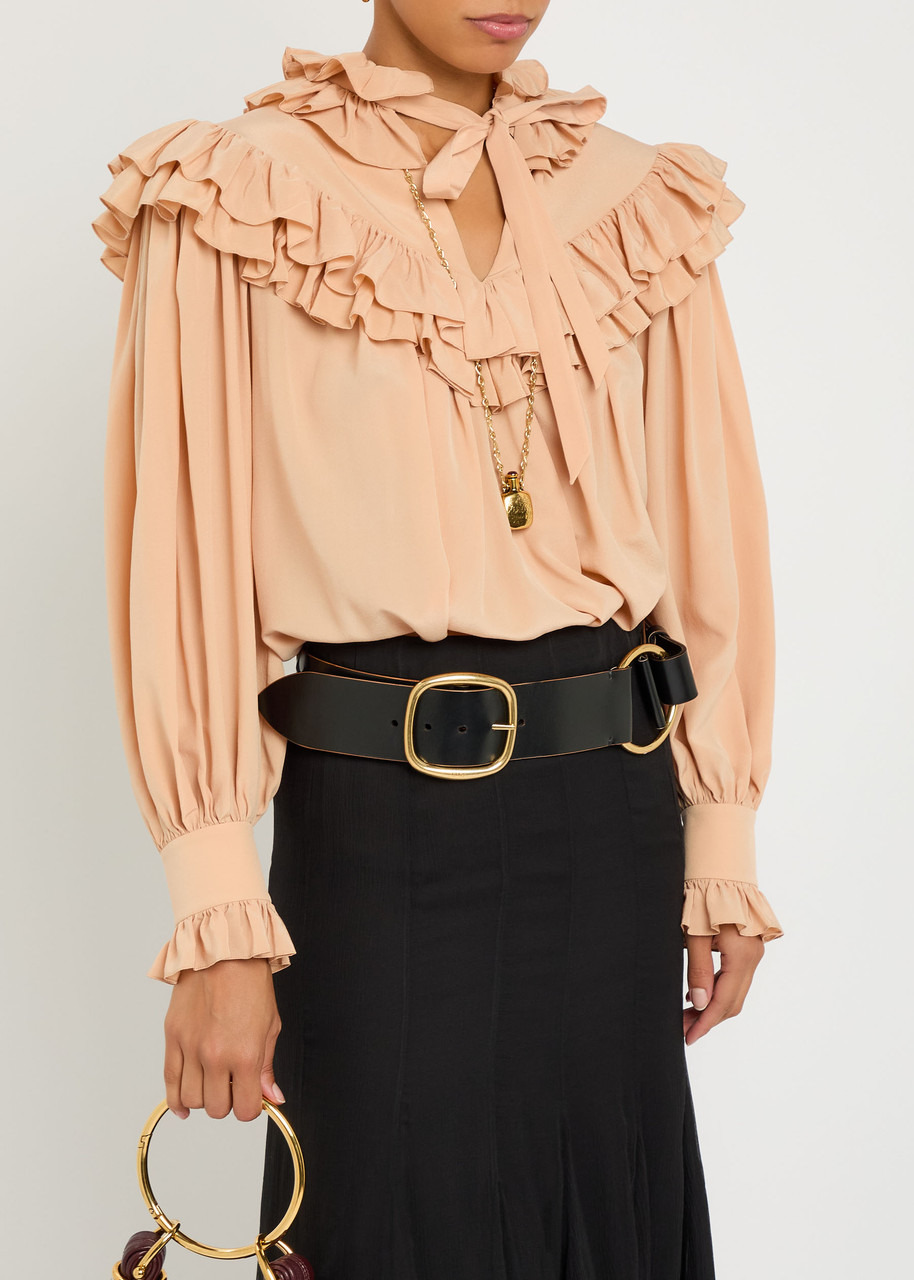 Chloe Anita Leather Belt - 2