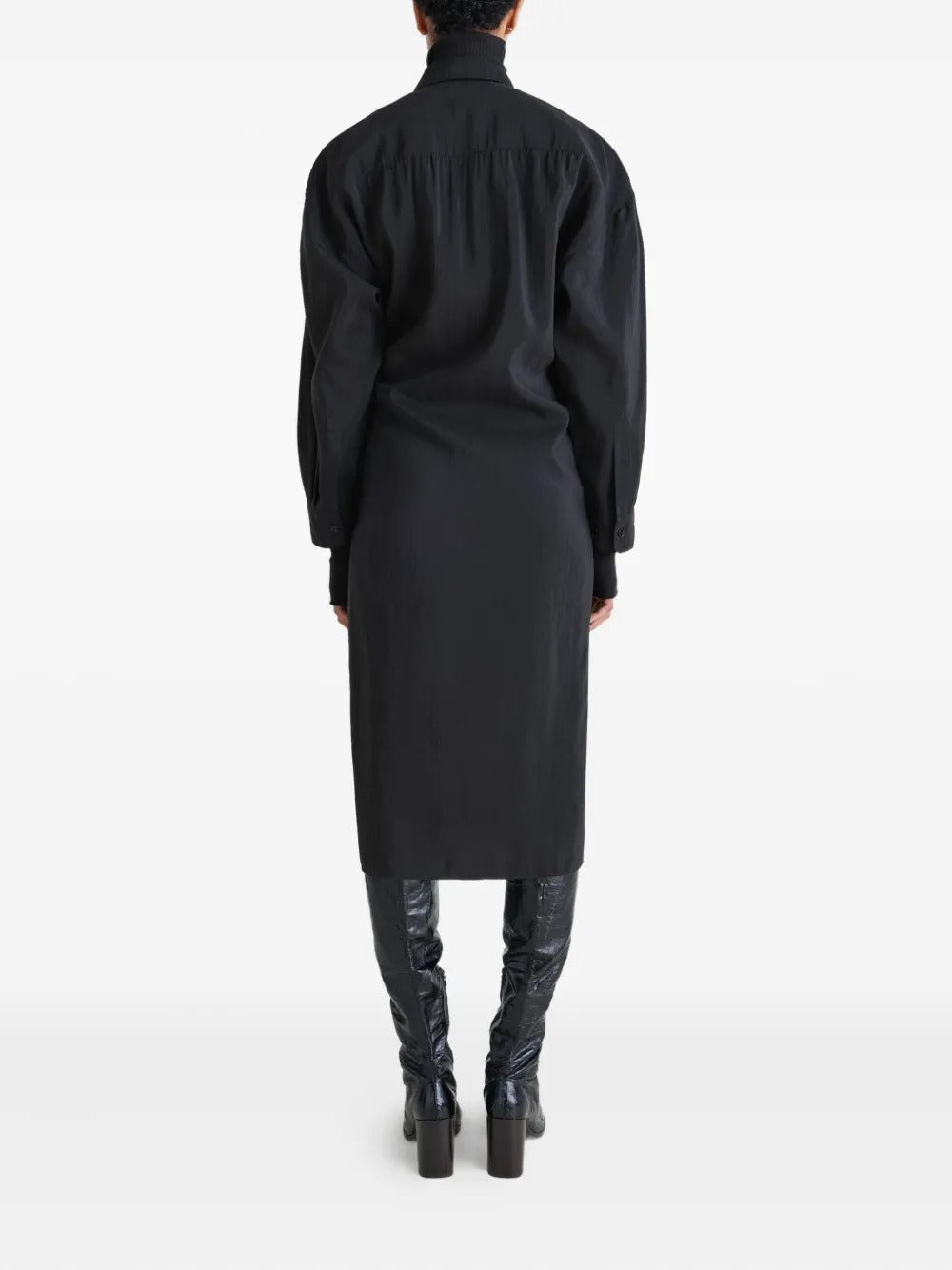 LEMAIRE - Women Straight Collar Twisted Dress - 2