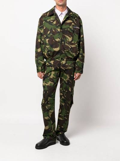 Martine Rose camouflage-print button-fastening jacket outlook
