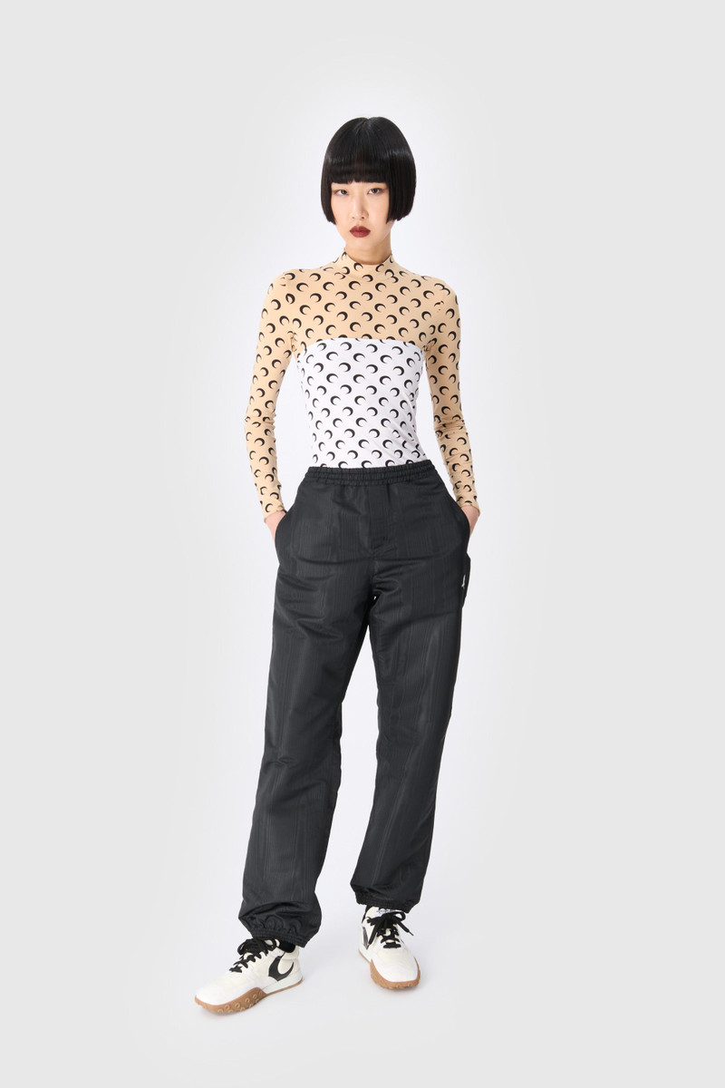 Moon Printed Jersey Second Skin Tube Top - 1