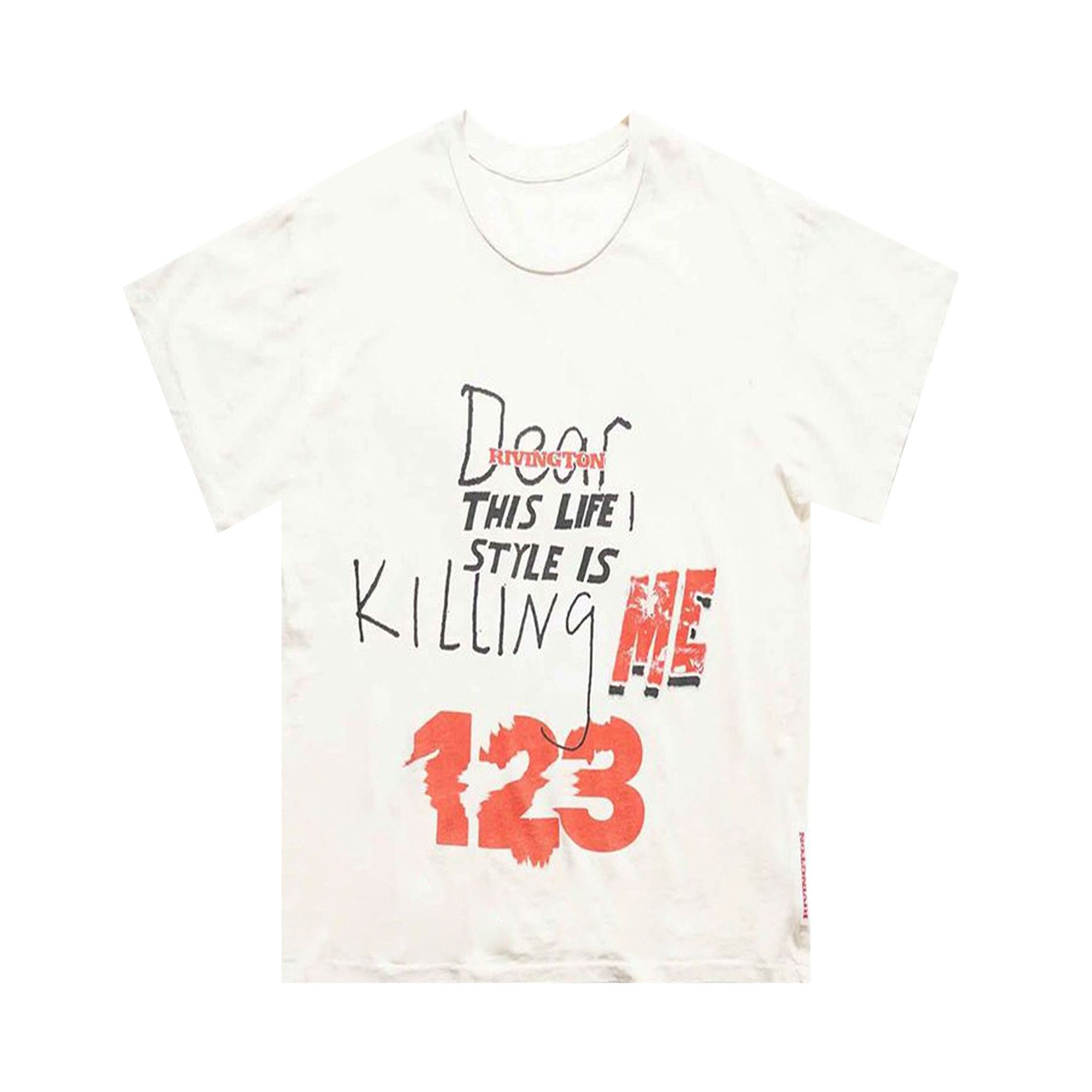 RRR123 Killing Me T-Shirt 'White' - 1
