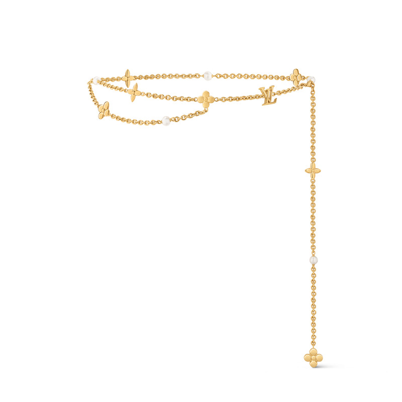 LV Chain Pearl Belt 1