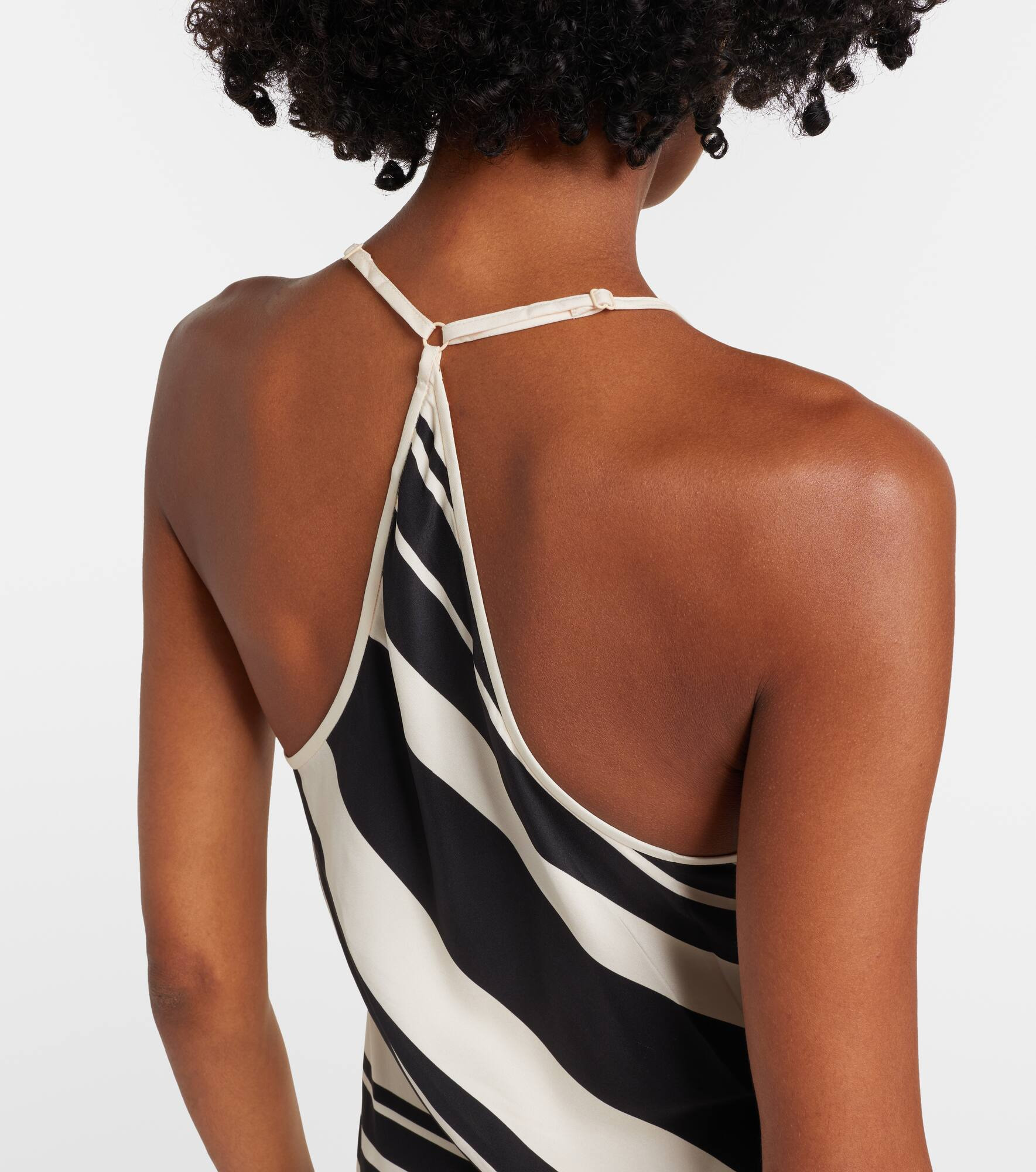 Pietra printed silk crêpe maxi dress - 6