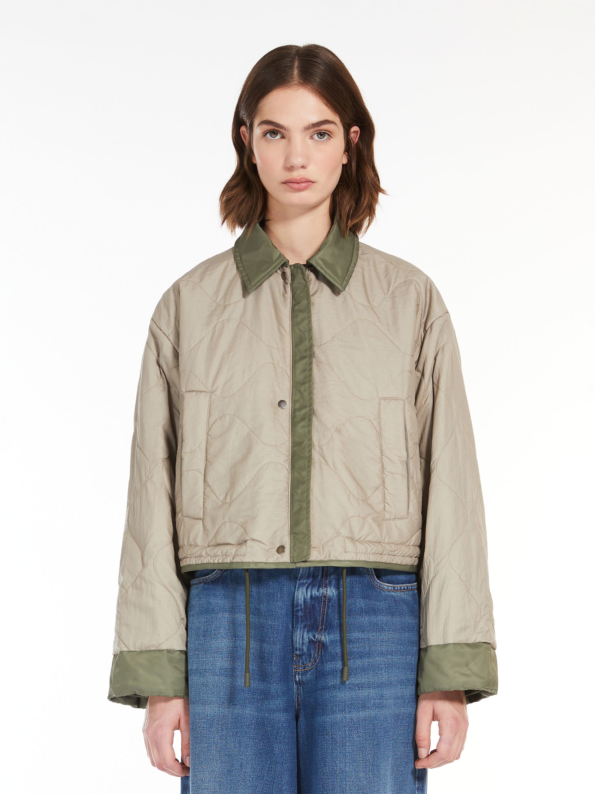 WEEKEND Max Mara FOGLIA Reversible water-repellent twill