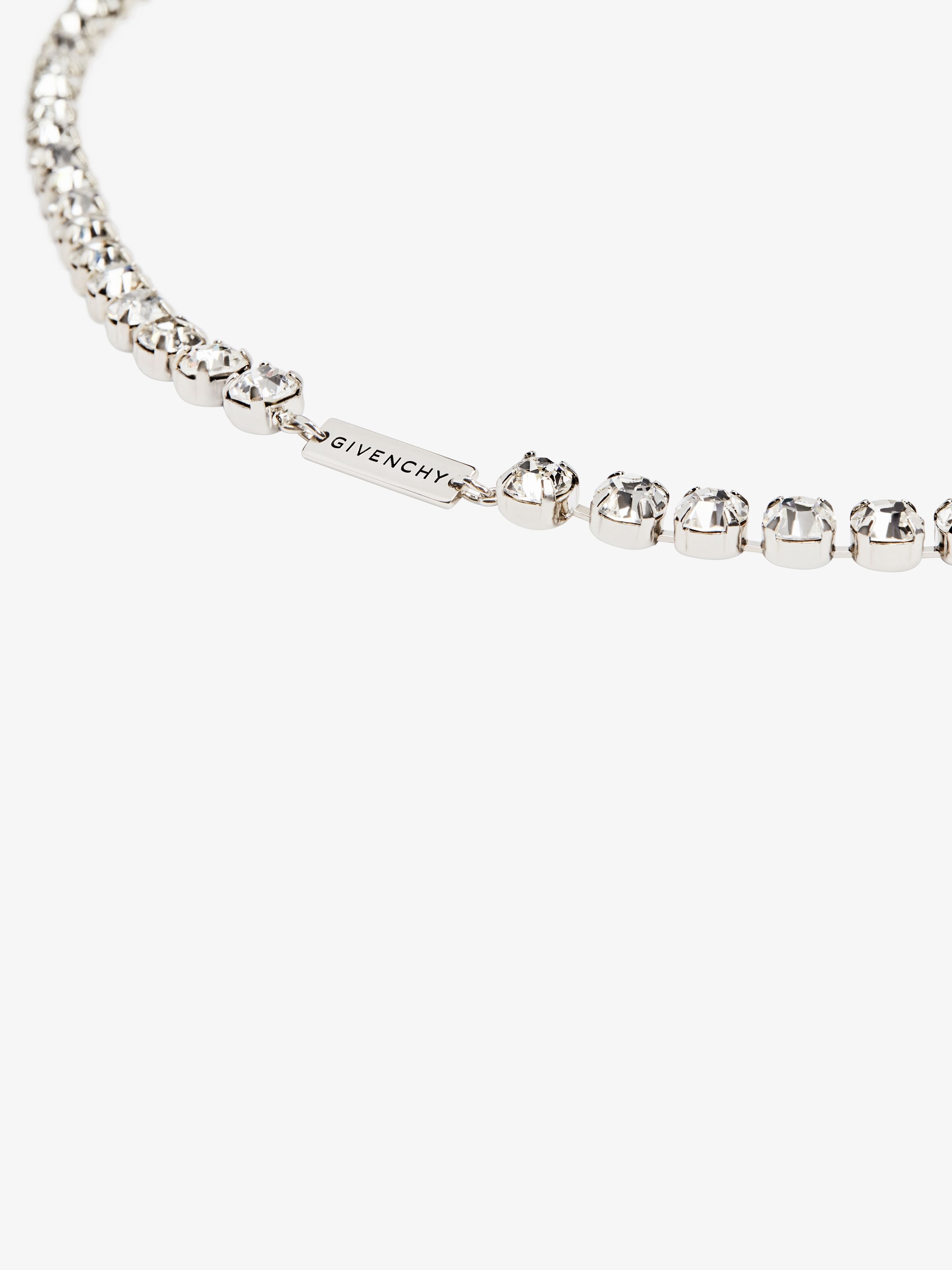 4G CRYSTAL LONG NECKLACE IN METAL WITH CRYSTALS - 2