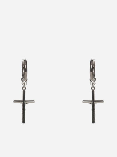 Dolce & Gabbana Crucifix pendant earrings outlook
