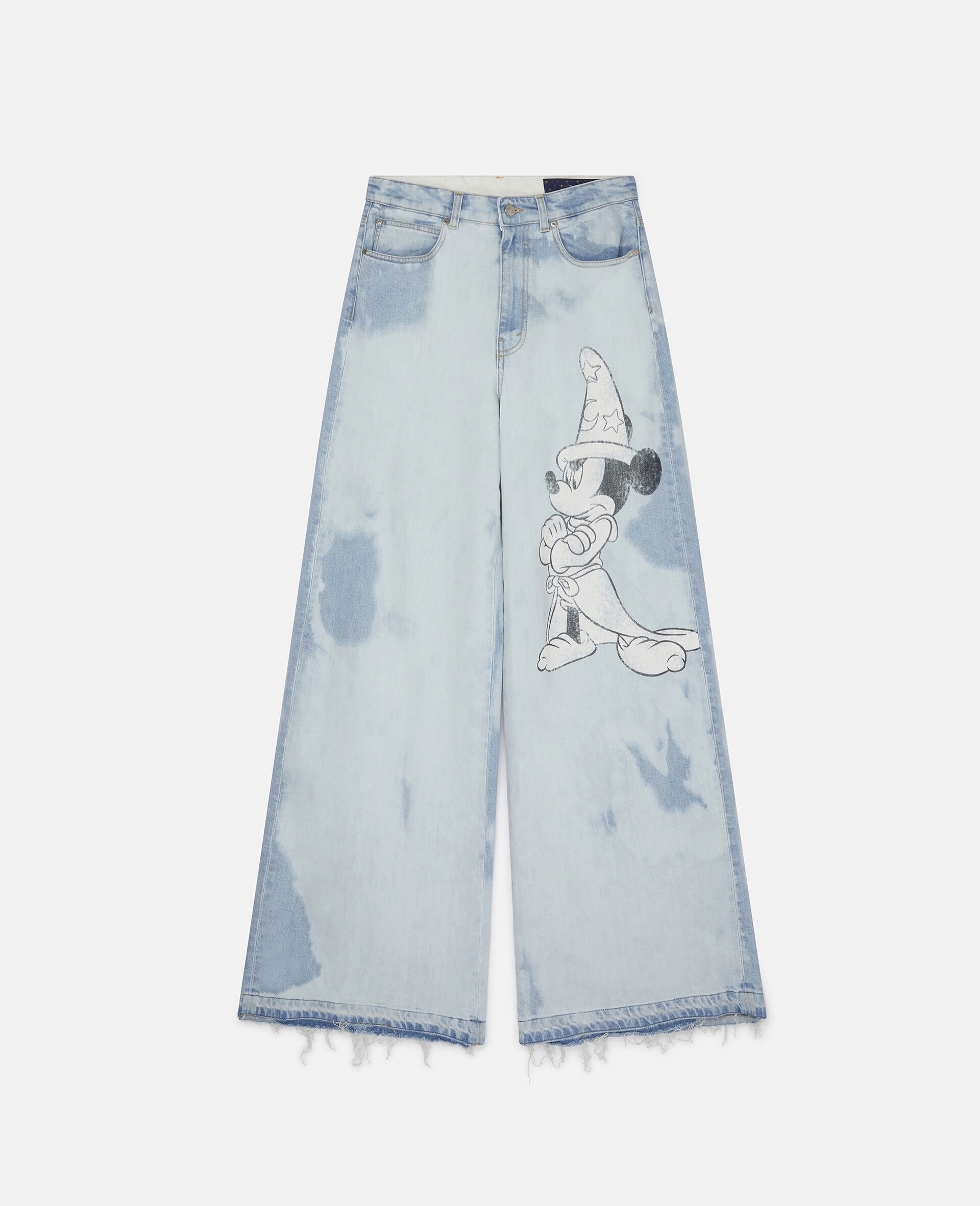 Fantasia Mickey Print Denim Pants - 1