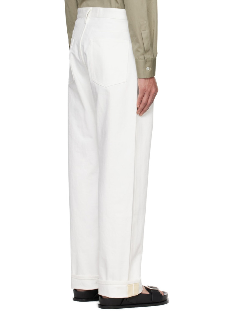 White Twisted Jeans 3