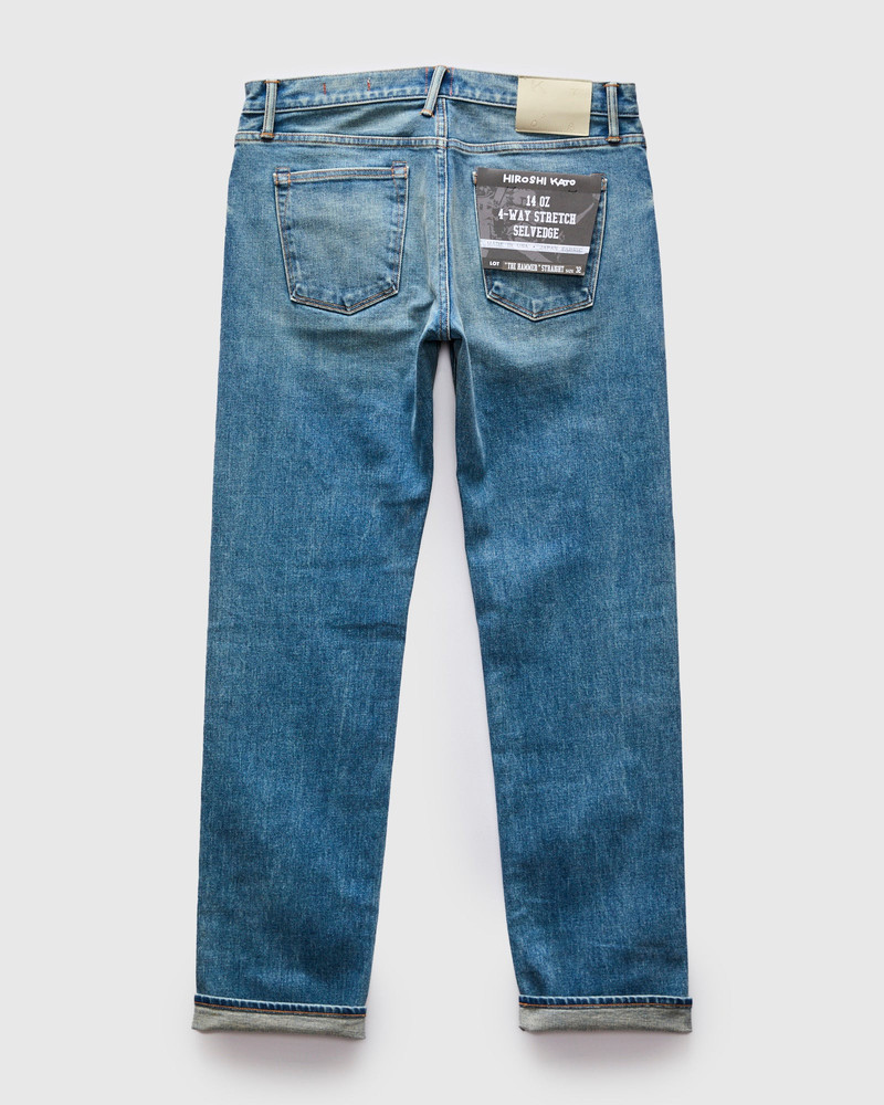 HIROSHI KATO "Don" 14oz Washed Indigo Stretch Selvedge Denim - Hammer Straight outlook