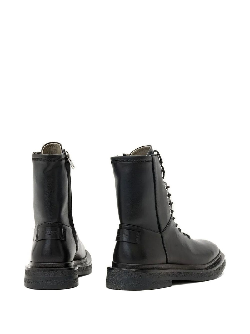 Escher lace-up zip combat boots 3