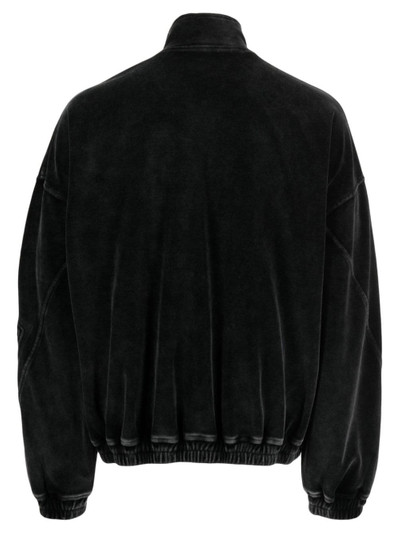 Alexander Wang logo-embossed cotton jacket outlook
