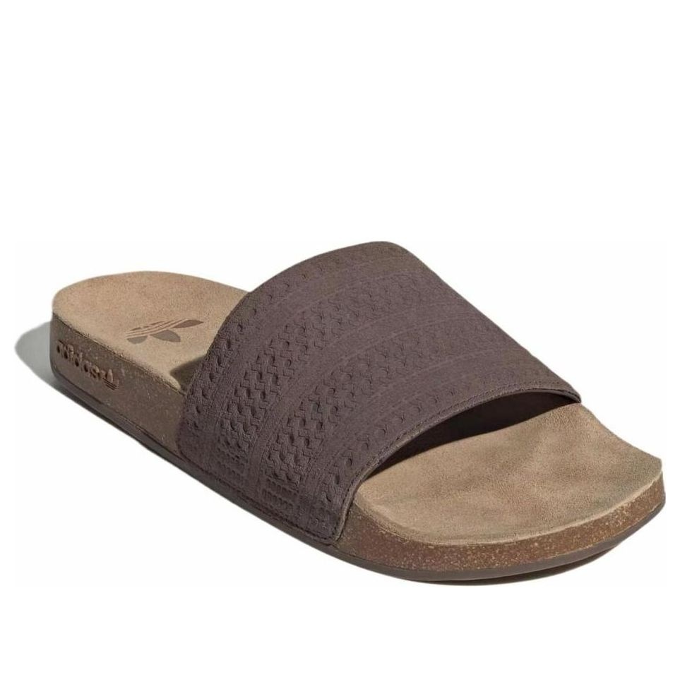 adidas Originals Adilette Slides 'Brown Gum' JH5493 - 2
