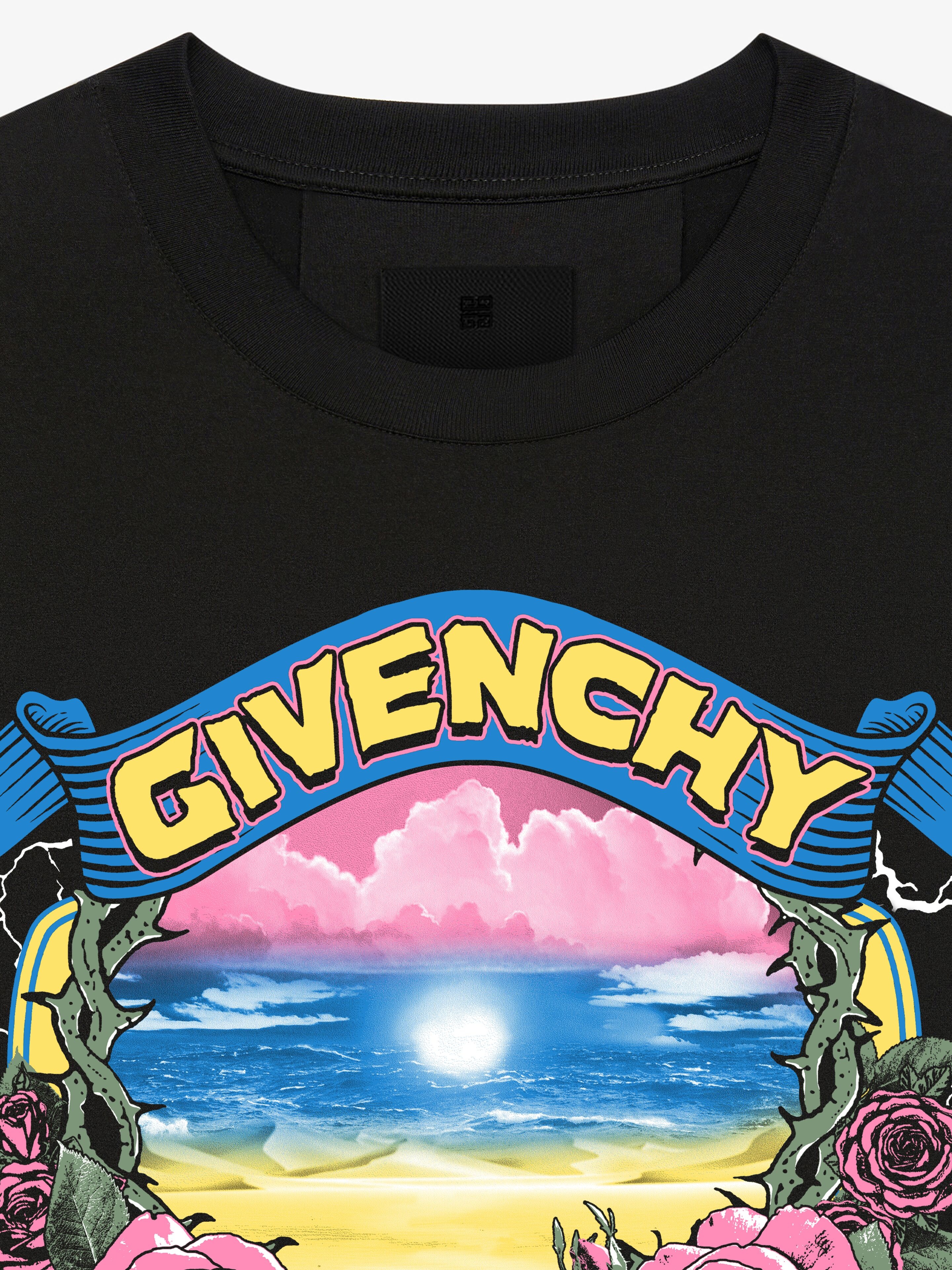 GIVENCHY WORLD TOUR OVERSIZED T-SHIRT IN COTTON - 5