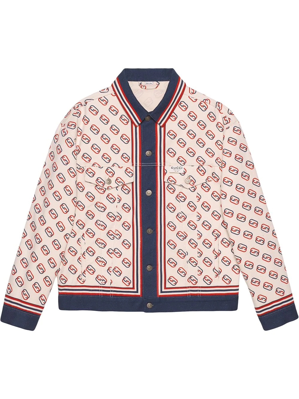 printed  twill jacket - 1