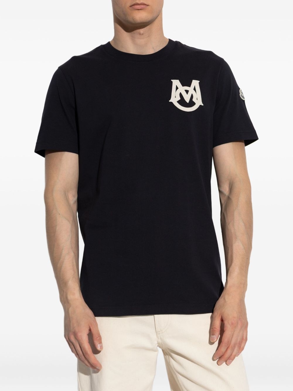 logo-patch T-shirt - 3