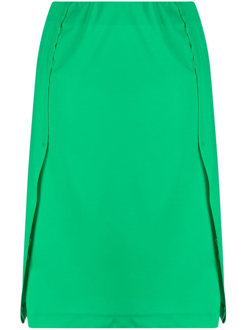pleated-panel midi skirt 1