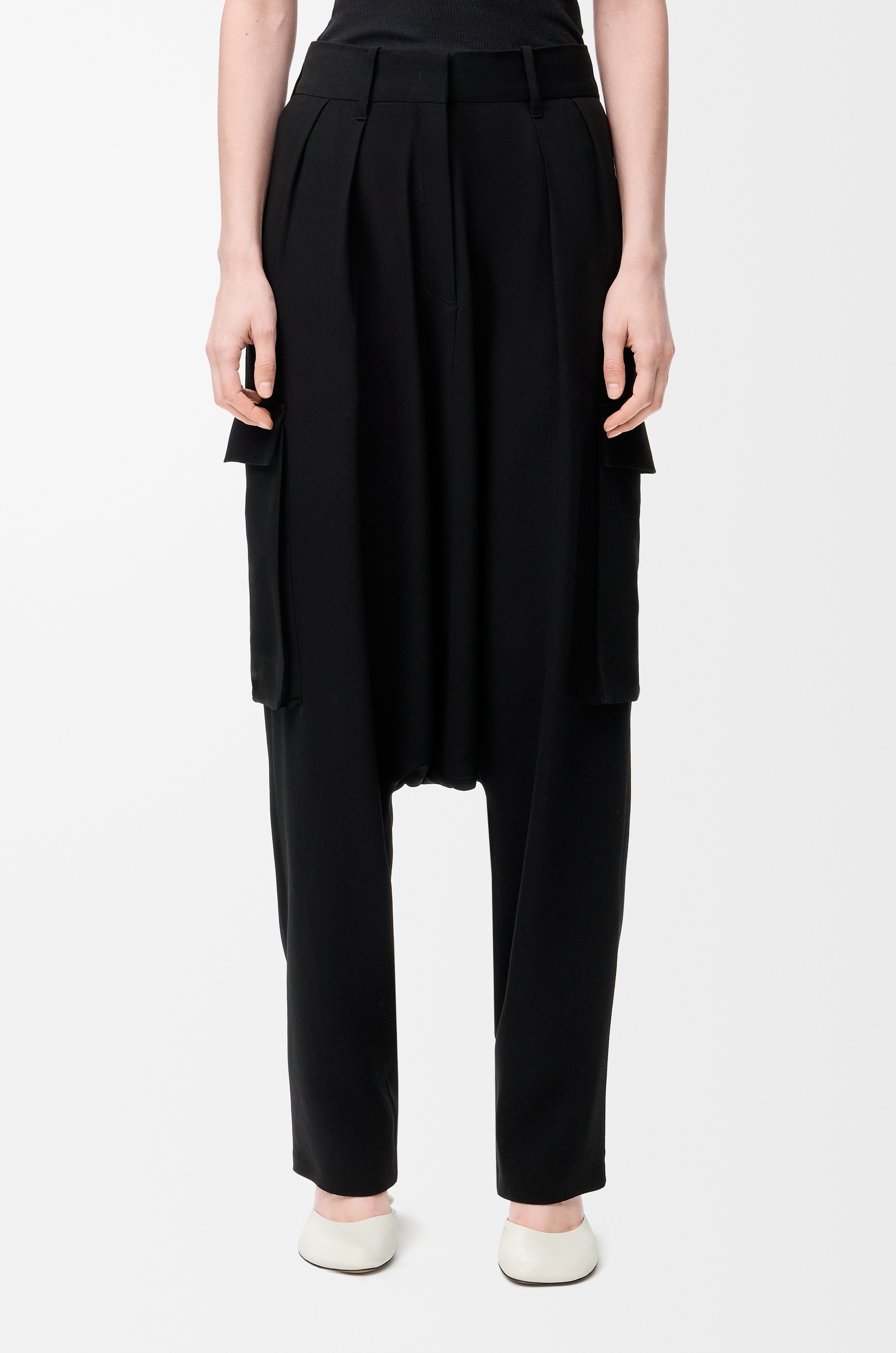 Trousers in stretch viscose - 3