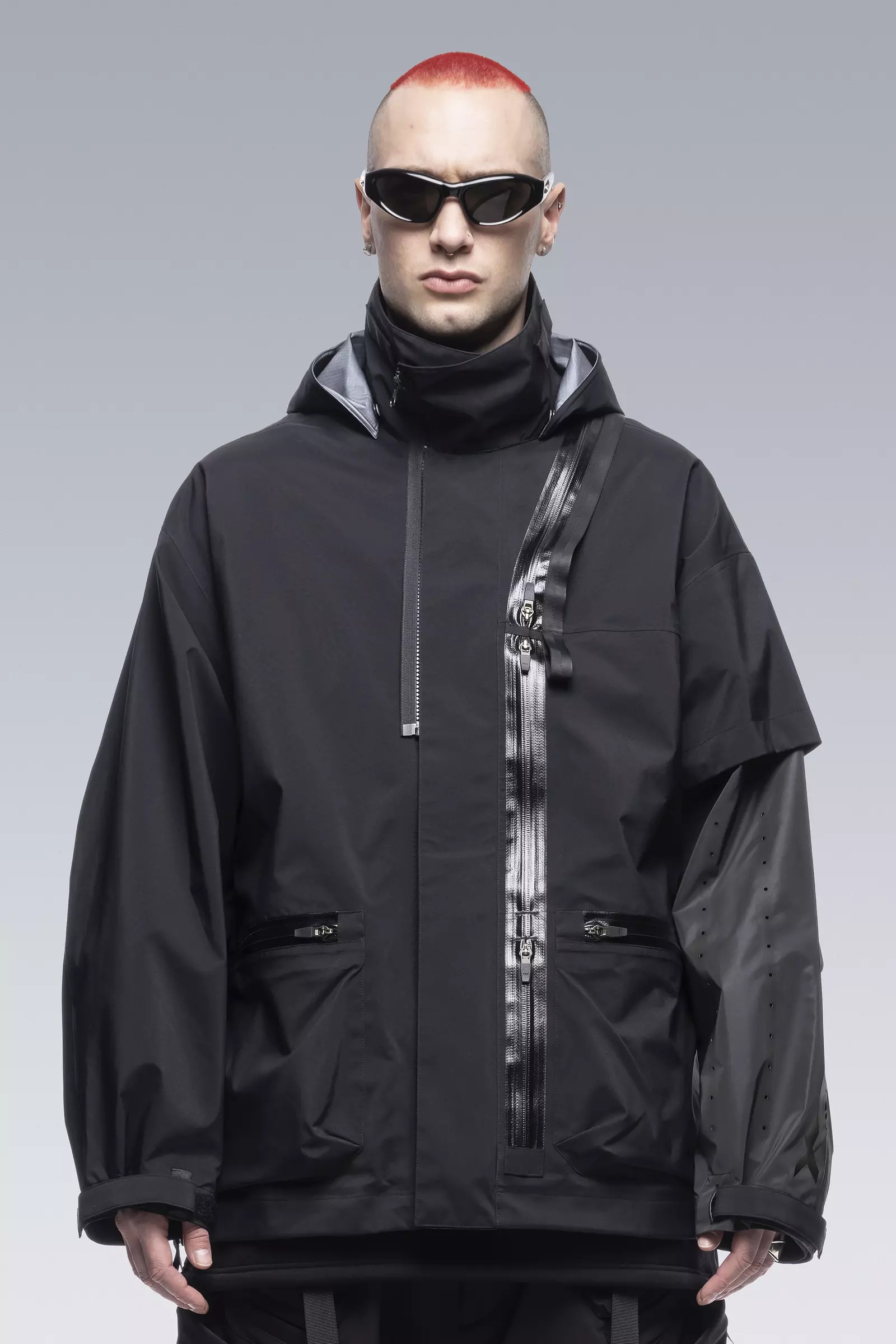 J115-GT 3L Gore-Tex Pro Interops Jacket Black/Black - 1