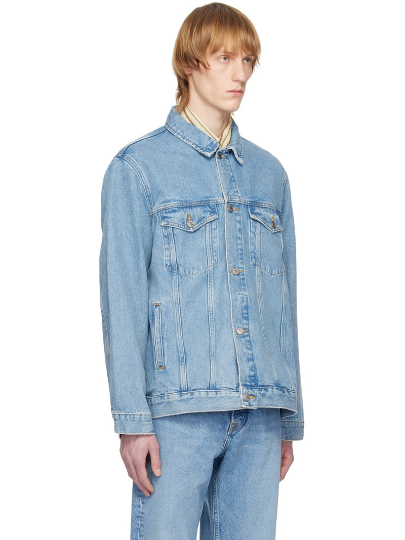 SAMSØE SAMSØE Blue Nicole Denim Jacket outlook