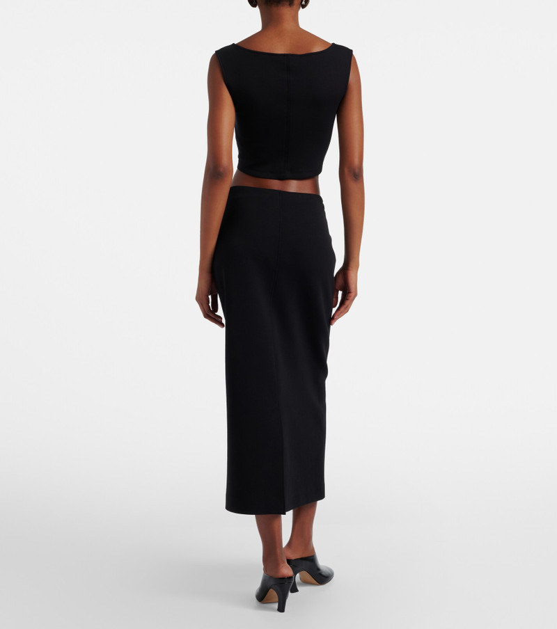 Cadmio cotton-blend midi skirt 5
