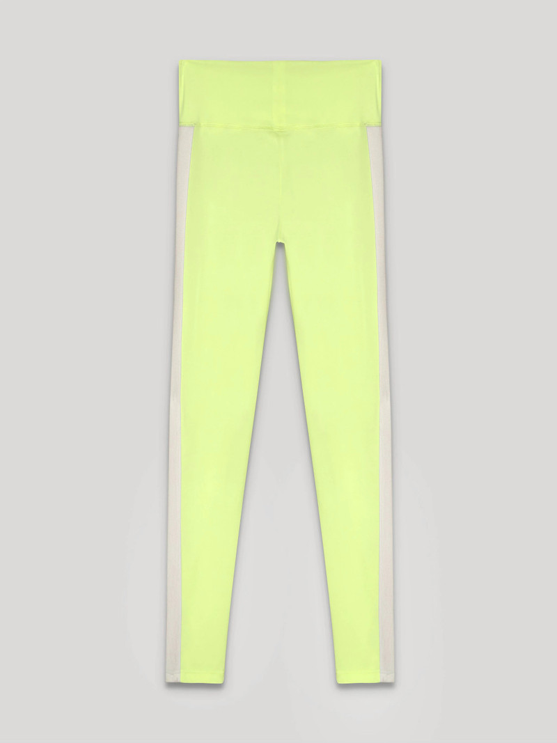FLUO YELLOW TRACK LEGGINGS 8
