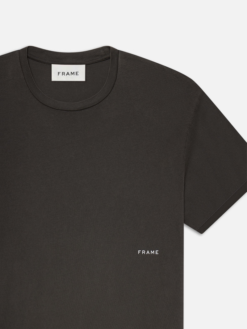 FRAME Relaxed Tee in Washed Anthracite outlook