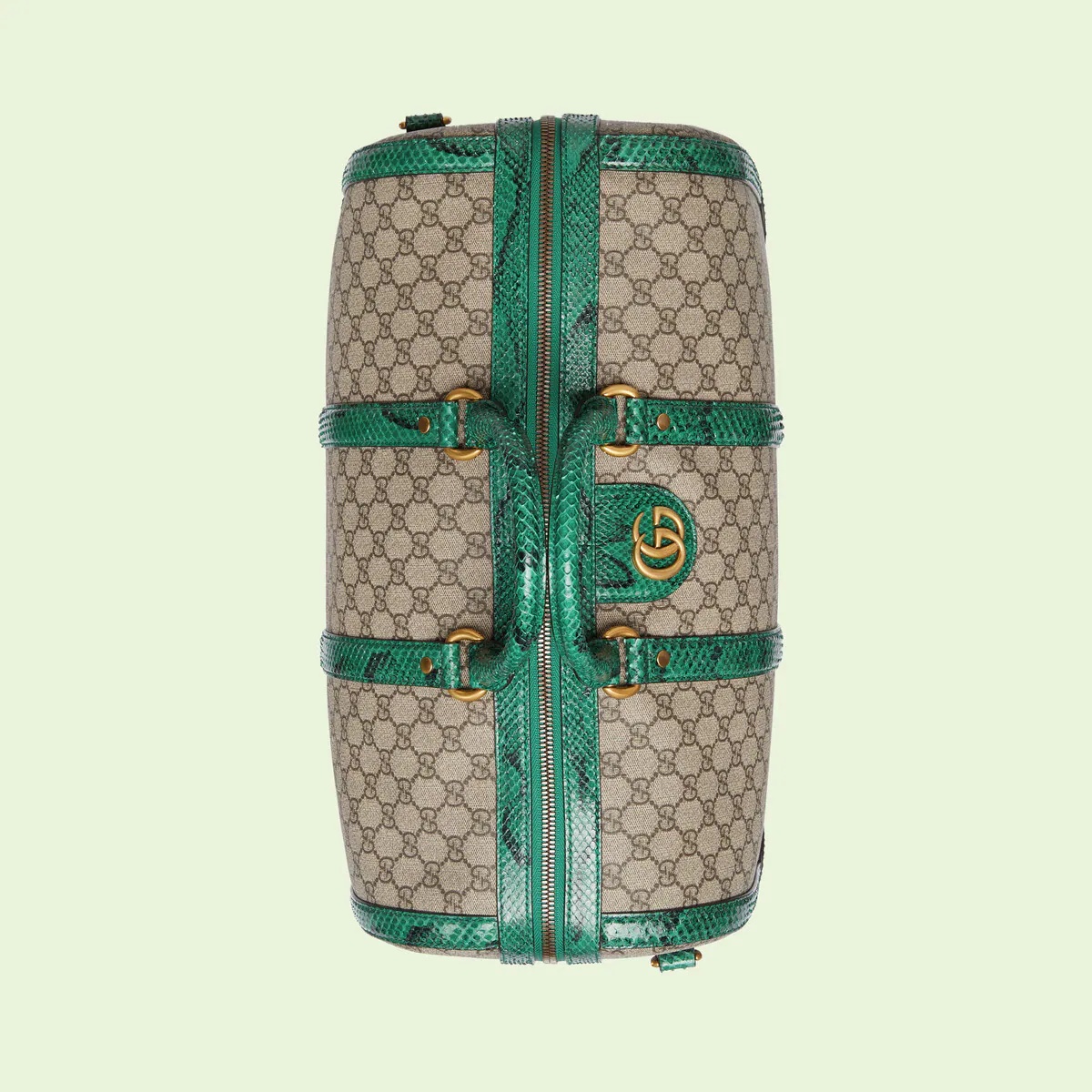 Python trim duffle bag with Double G - 7