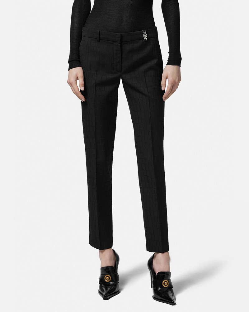 Medusa '95 Croc-Jacquard Pants 3