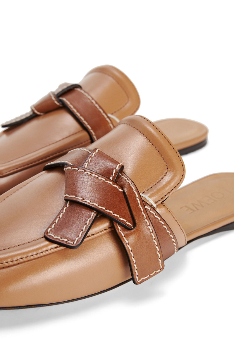 Gate flat mule in calfskin 5