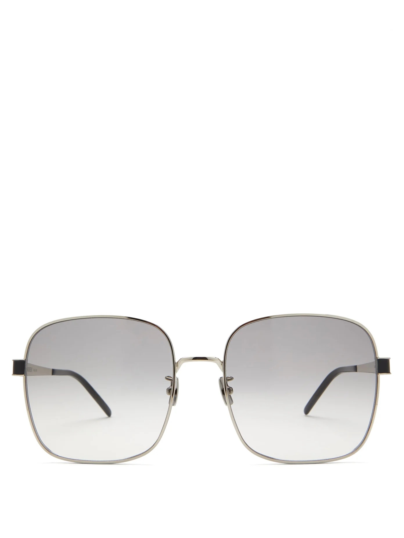 Square metal sunglasses - 1