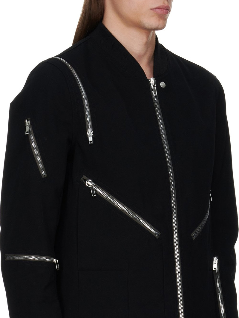 zip-detalining bomber jacket 4