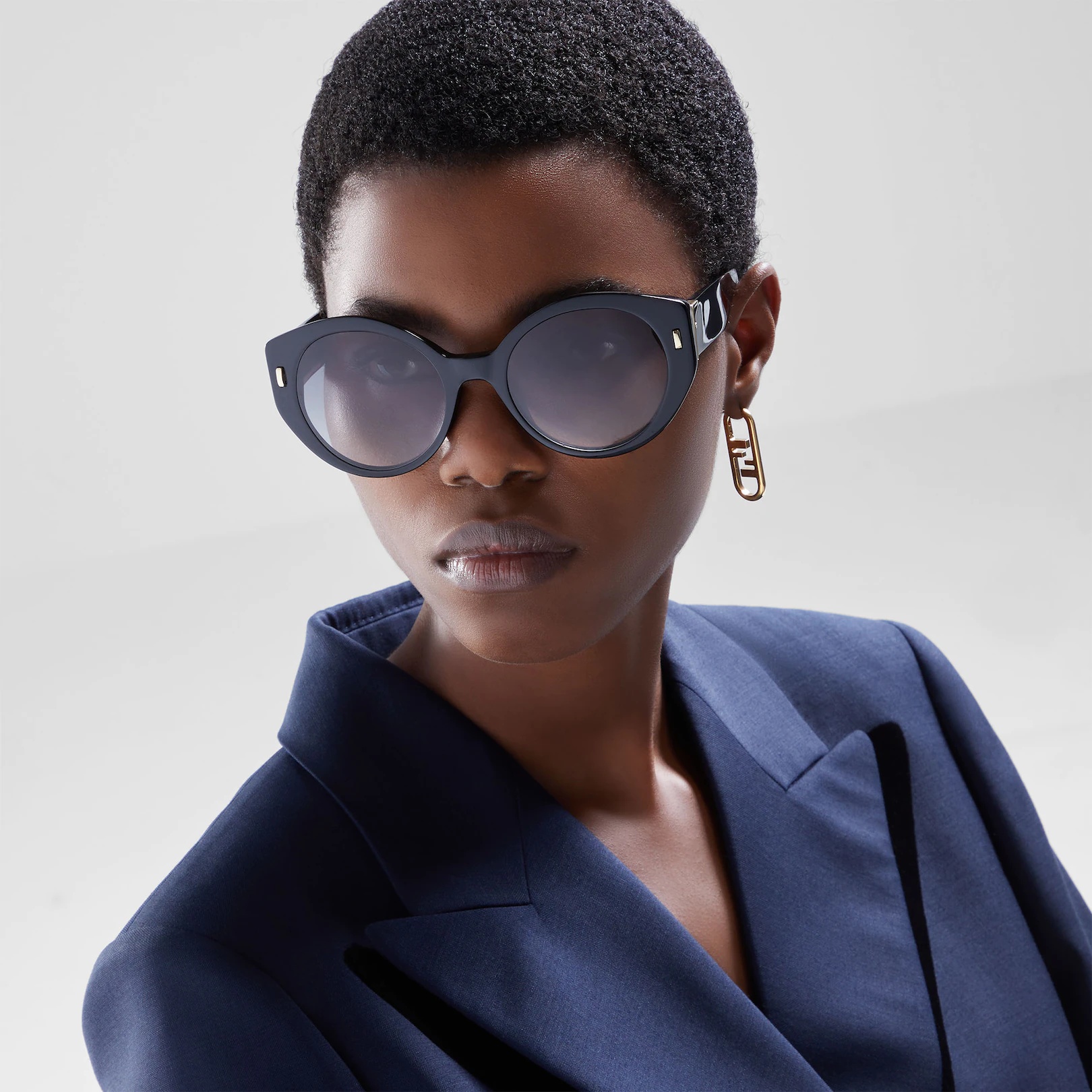 Black acetate sunglasses - 4