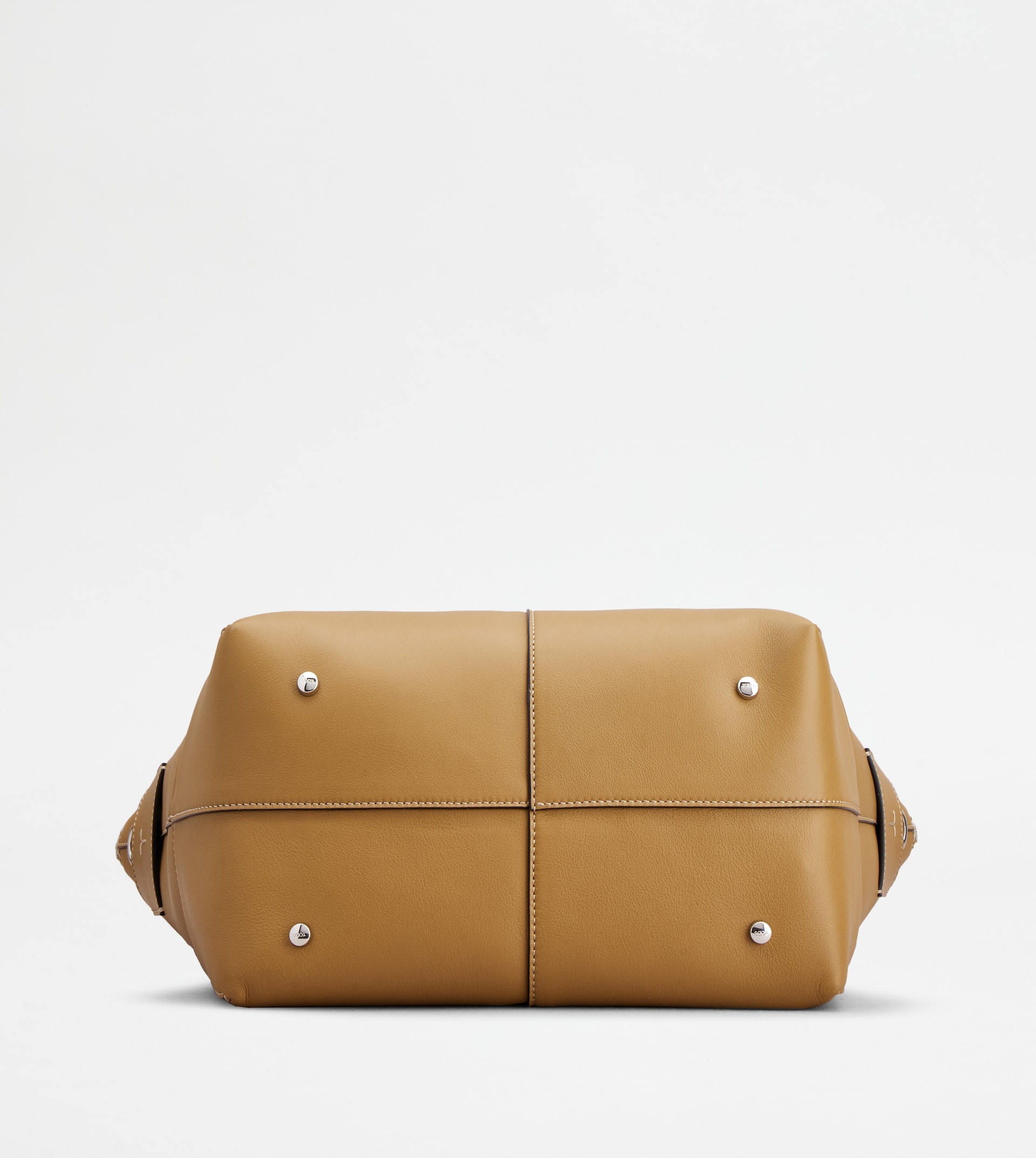 TOD'S DI BAG SWING IN LEATHER MEDIUM - BROWN - 3