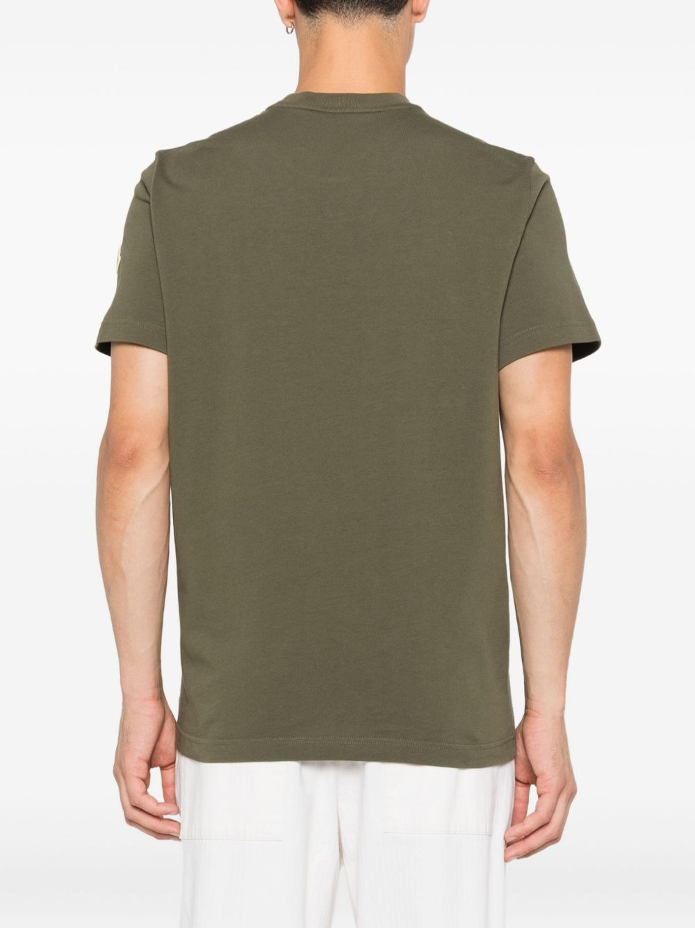 logo-embroidered T-shirt - 3