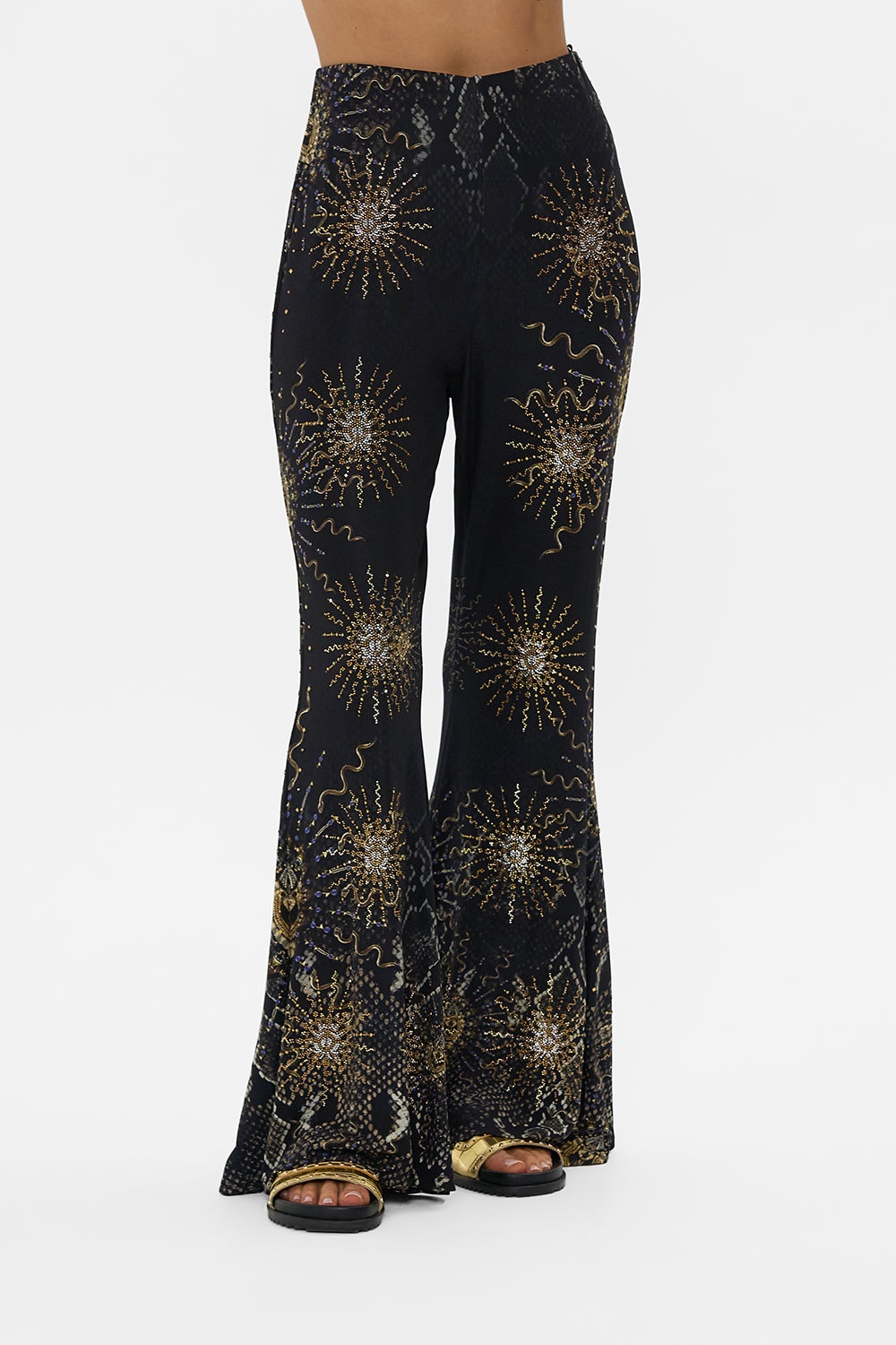 JERSEY FLARED PANT - 5