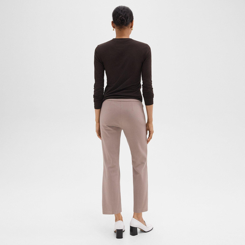 Theory Kick Pant in Stretch Cotton outlook