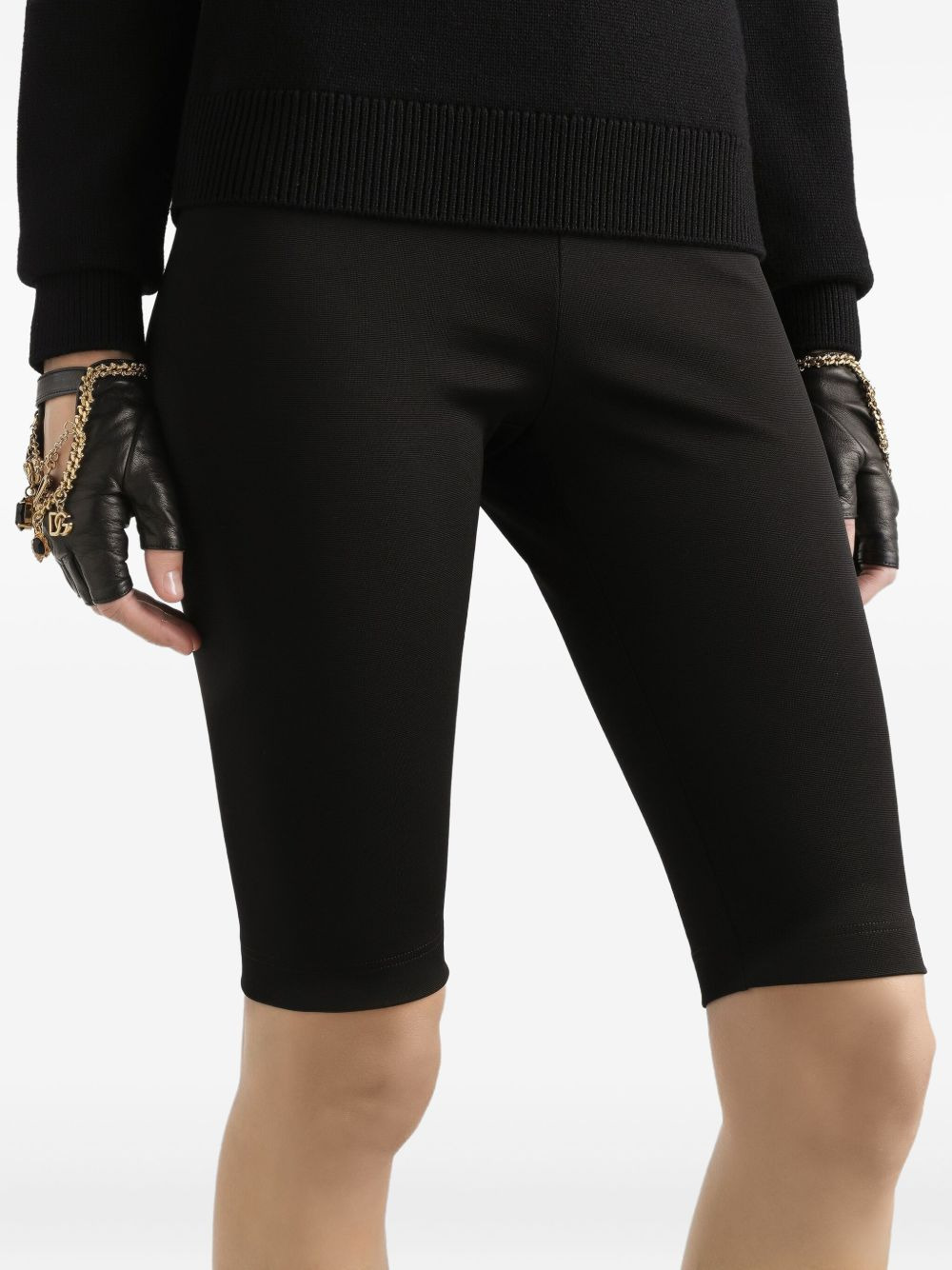 logo-waist biker shorts - 4