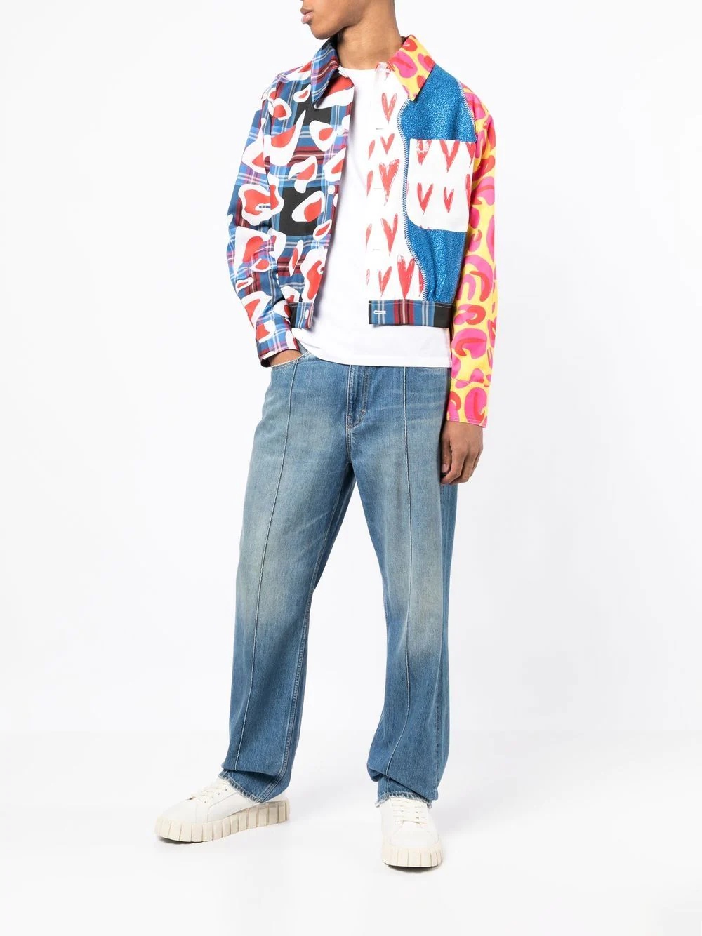 x Charles Jeffrey LOVERBOY patchwork jacket - 2