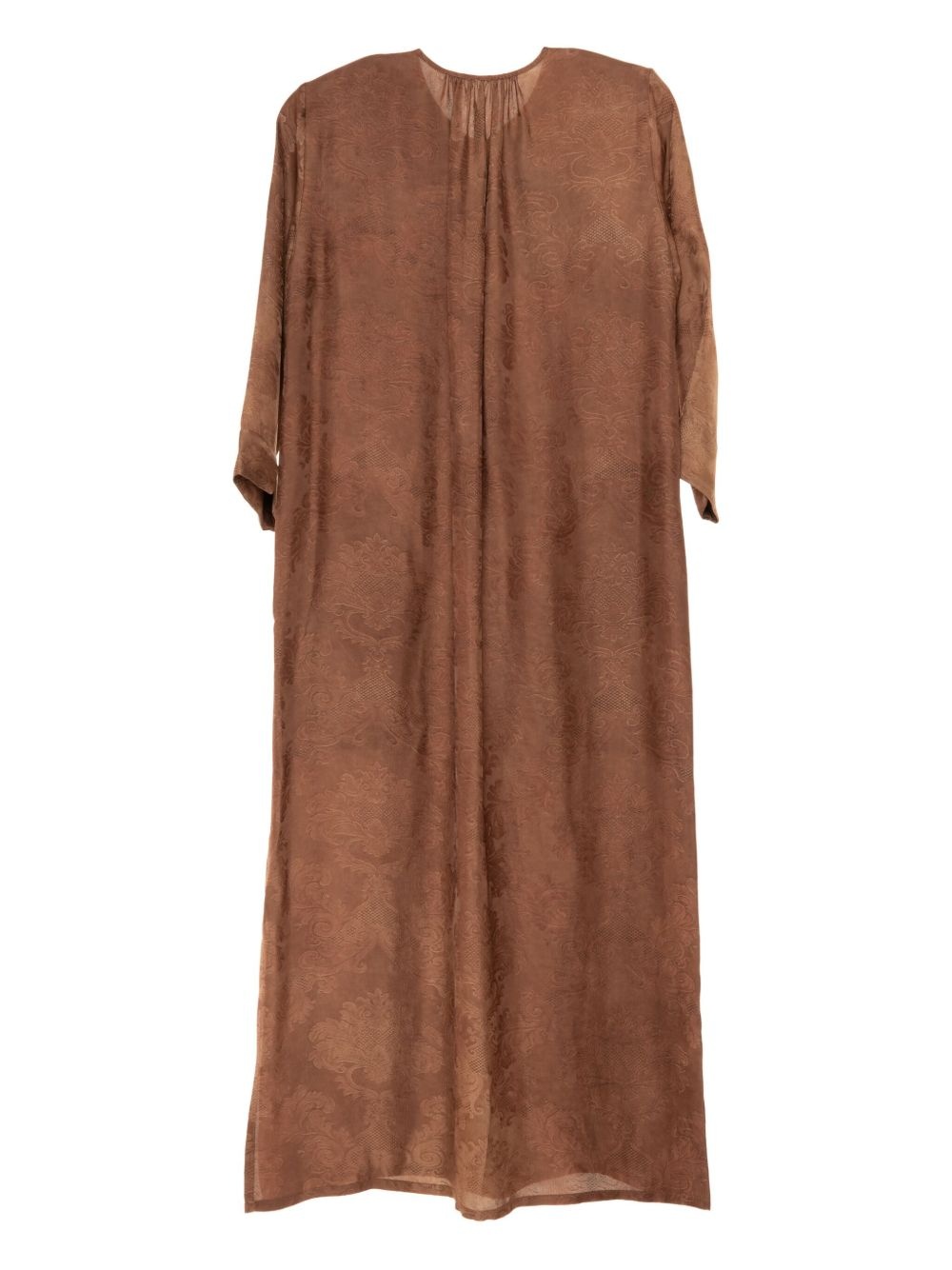 Agina tie-fastening patterned dress - 1