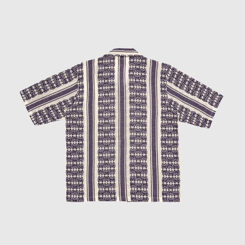 NEEDLES PAPILLON STRIPE DOBBY JAQUARD CABANA SHIRT outlook