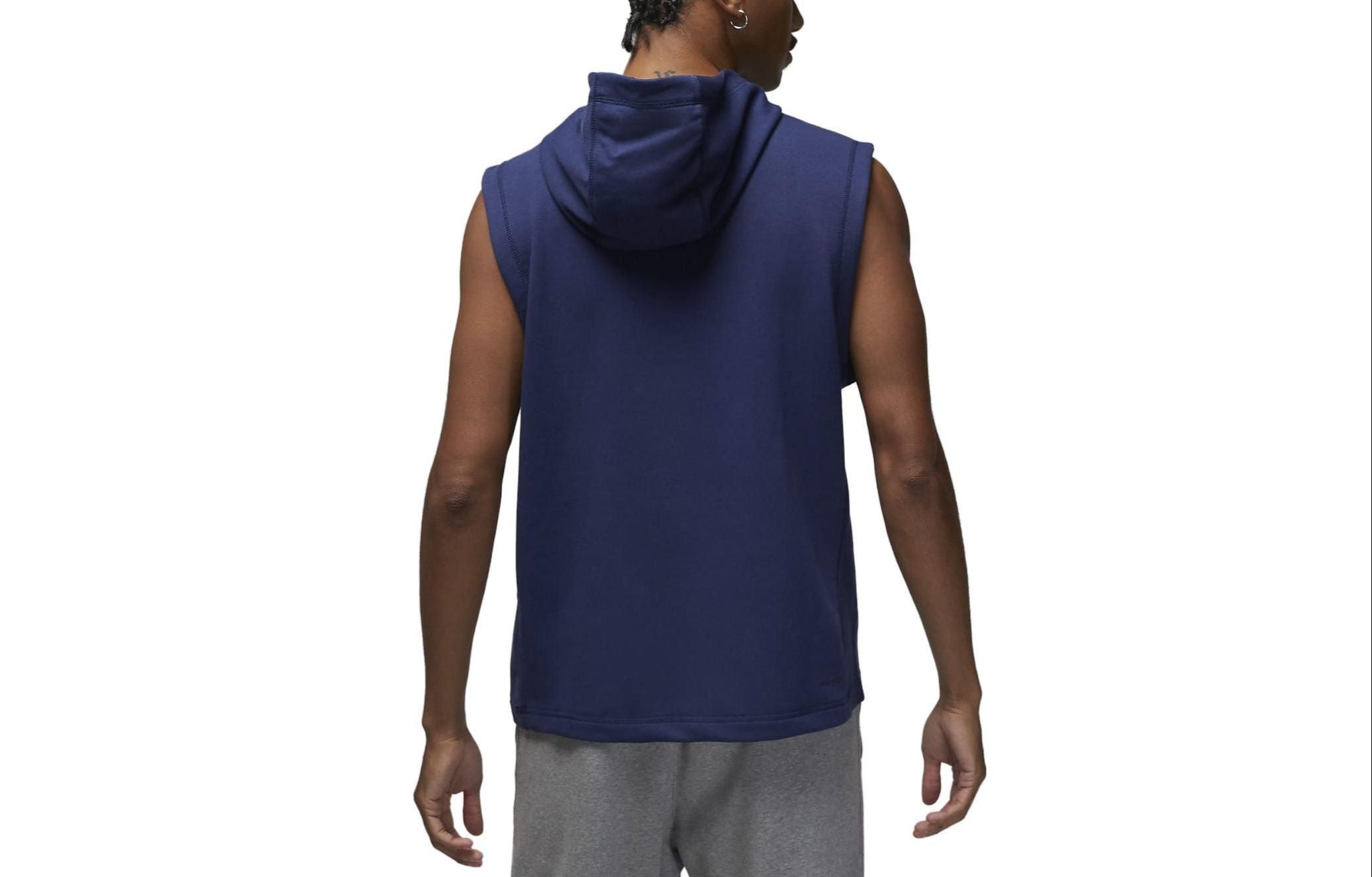 Air Jordan Dri-FIT Sport Men's Fleece Sleeveless Hoodie 'Blue' DZ0572-410 - 2