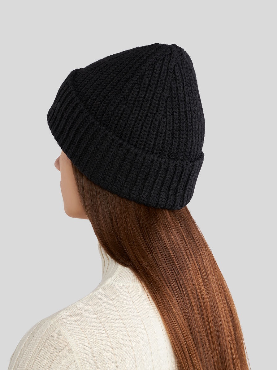 WOOL HAT WITH LOGO - 2
