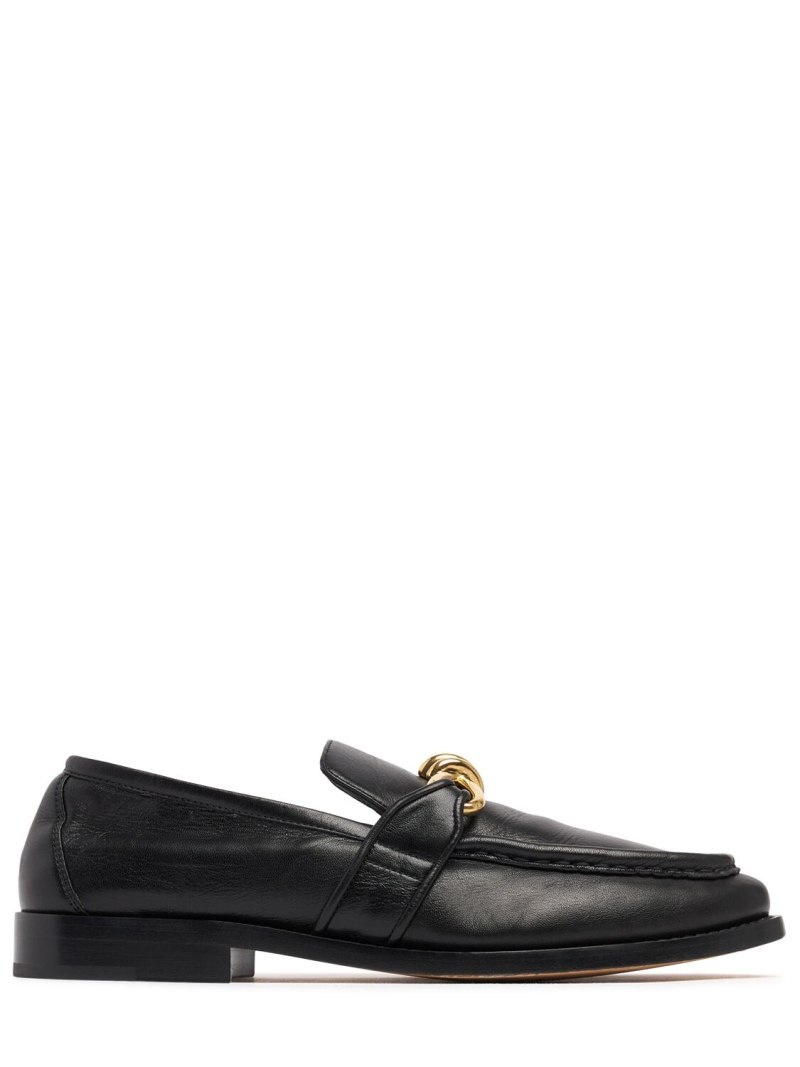 Astaire crinkled leather loafers - 1