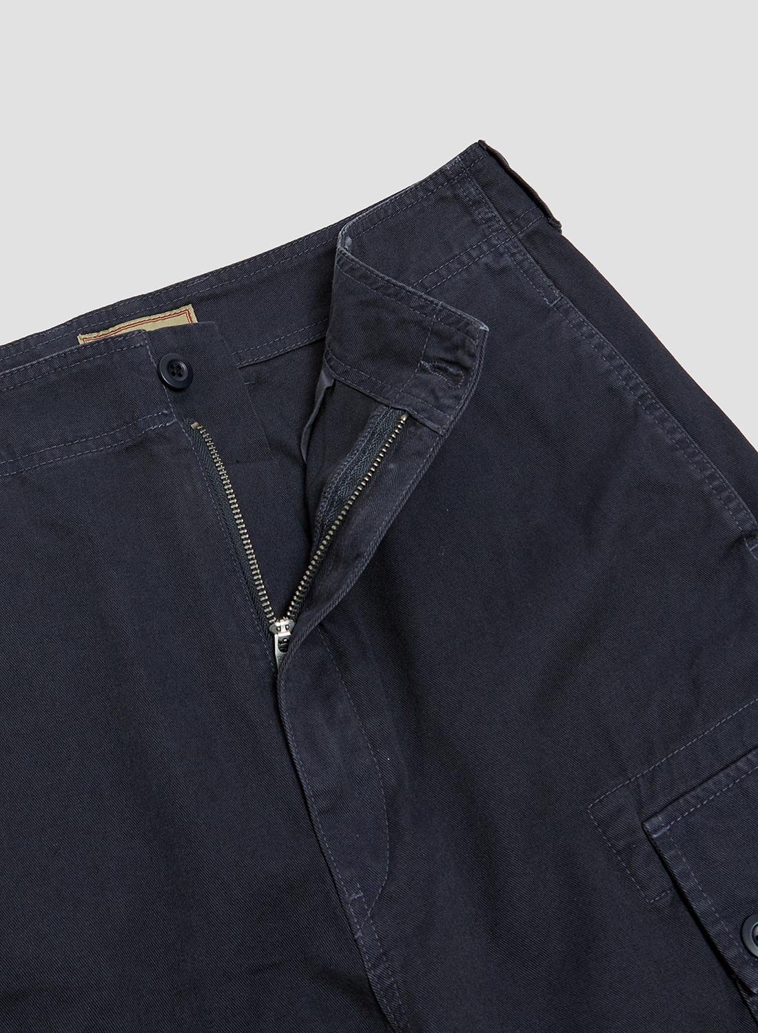 Dutch Pant Cotton Twill in Black Navy - 8