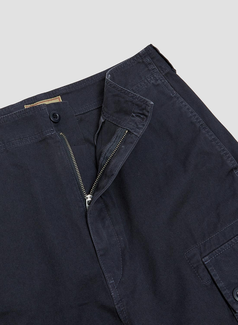 Dutch Pant Cotton Twill in Black Navy 8