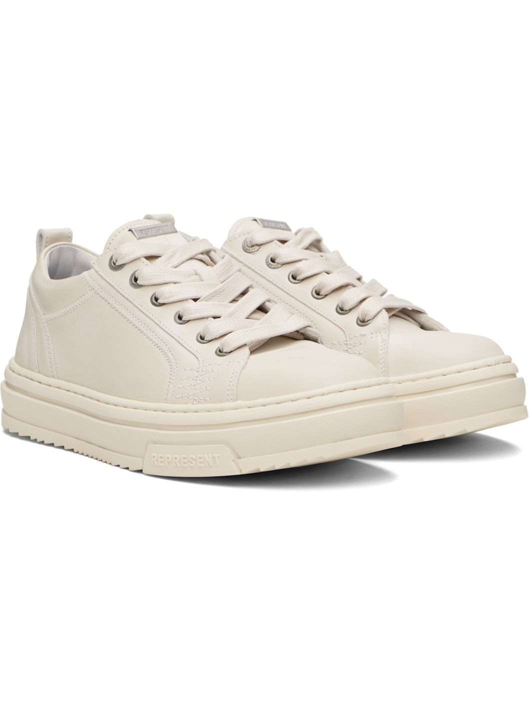 Off-White HTN Low Distressed Sneakers - 4